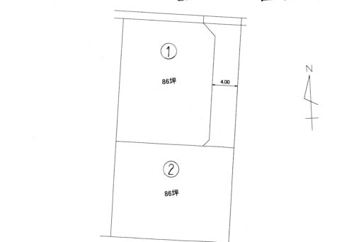 霧島市国分名波町 売地 ①86坪 989万円 ②86坪 946万円 ※令和8年1月末完成予定